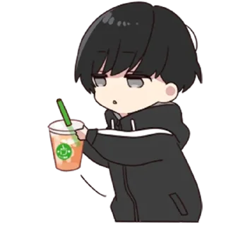 🥤 Yurudara-kun, Telegram sticker 7 of 40