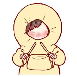 💛 Cute Girl, стикер Telegram 7 из 20