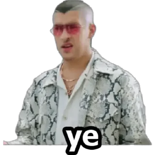 👊 Bad Bunny yeyeye., Telegram sticker 15 of 48