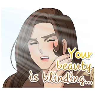 😫 True Beauty @Nekostickerss, Telegram sticker 10 of 41