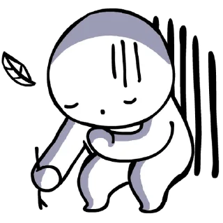 ☹️ white face @farsisticker, стикер Telegram 10 из 21