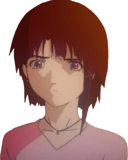 😤 Serial Experiments Lain - @animevanitasita, Telegram sticker 21 of 52