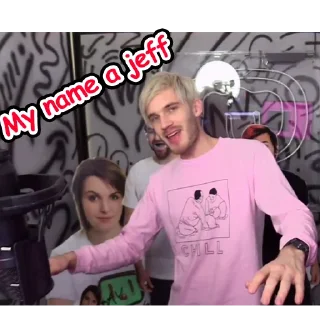 😅 PewDiePie, Telegram sticker 24 of 33