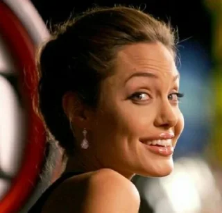 😃 Angelina Jolie by @Lieutenant_Nightwolf, стикер Telegram 12 из 78
