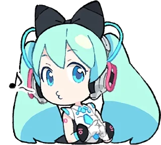 🎶 2016 Mirai Miku & Friends, стікер Telegram 24 з 56