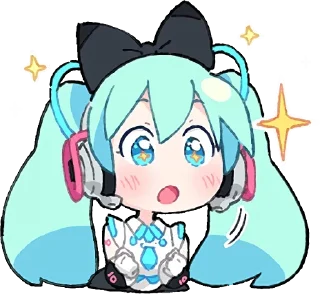 ⭐ 2016 Mirai Miku & Friends, стікер Telegram 23 з 56