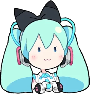 👉 2016 Mirai Miku & Friends, стікер Telegram 9 з 56