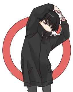🙅‍♂ Yurudara-kun @hentstick, стікер Telegram 17 з 22