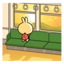 😯 Spoiled rabbit, sticker Telegram 14 sur 77
