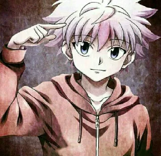 😶 * Killua Zoldyck *, Telegram sticker 23 of 60