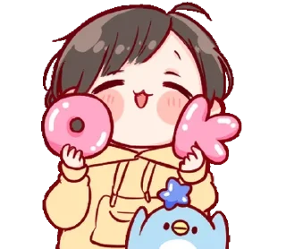 💛 Cute Girl, стікер Telegram 13 з 20