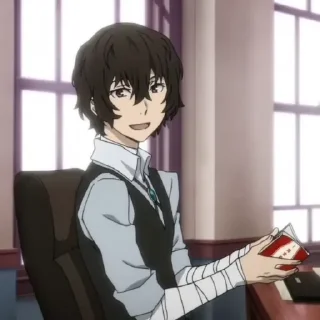 ⏱ dazai ៸ @sukoshidal ., Telegram sticker 22 of 55