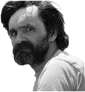 😳 Charles Manson, стікер Telegram 13 з 35