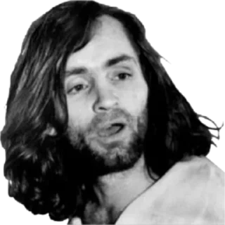 😦 Charles Manson, стікер Telegram 5 з 35