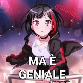 😦 BanG Dream! @ShiniBuu's Pack, стикер Telegram 2 из 116