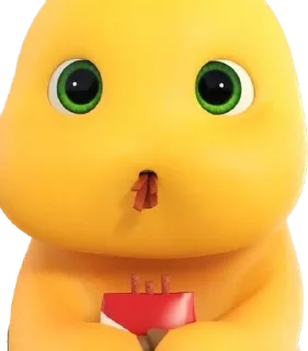 😮 Dino kuning, стікер Telegram 7 з 77
