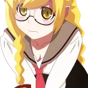 🙁 Shinobu Oshino, Telegram sticker 14 of 15