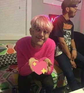 ❤️ Lil peep, sticker Telegram 5 sur 19