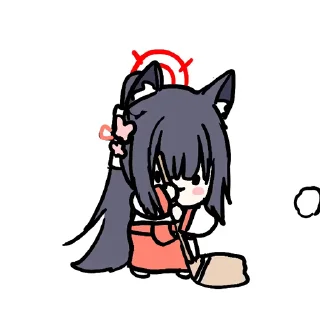 🧹 Captain @Kaede's Pack, sticker Telegram 12 sur 34