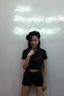 ☺️ ;^JISOO^; * ^; @blackpink_stickerr4 ^;, sticker Telegram 19 sur 30