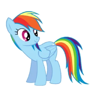 ☺️ млп радуга @stickermily, Telegram sticker 7 of 25