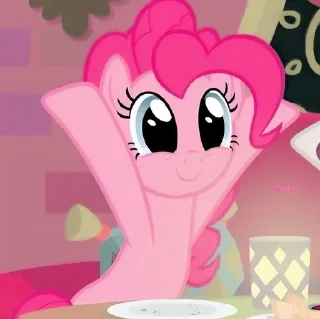 🌟 🍰 ⃞▒ Pinkie Pie ⊹ @KesitoMania, Telegram sticker 20 of 120