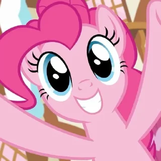 🌟 🍰 ⃞▒ Pinkie Pie ⊹ @KesitoMania, Telegram sticker 19 of 120