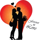 👫 Sticker TV® LOVE, Telegram sticker 24 of 100