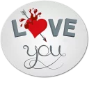 ❤ Sticker TV® LOVE, Telegram sticker 20 of 100