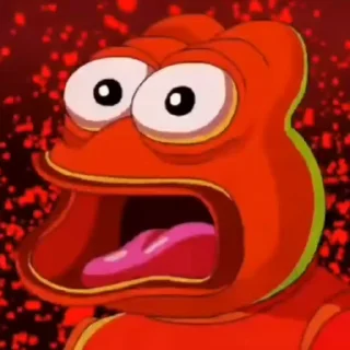 😡 Pepe the Frog @stickerowo @goats_meme, Telegram sticker 14 of 35