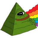😏 pepe the frog, стикер Telegram 7 из 45