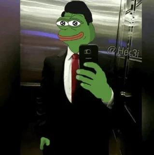🐸 Pepe <3> 🐸 @Pepe_Her3i, стикер Telegram 2 из 120