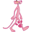 👣 pink panther, Telegram sticker 17 of 30