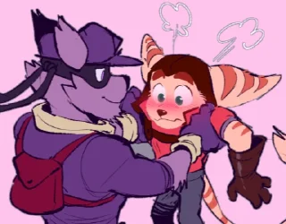 😍 Sly Cooper, стикер Telegram 24 из 120