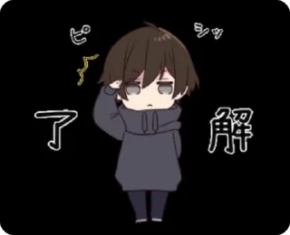 🫡 Yurudara-kun/@Arcane_77, Telegram sticker 11 of 50