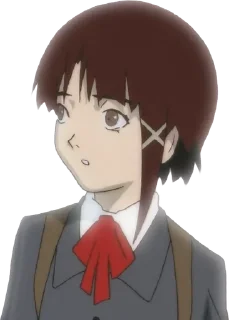 😯 Serial Experiments Lain - @animevanitasita, стікер Telegram 24 з 52