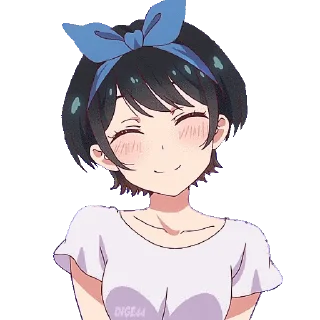 🙃 RENT A GIRLFRIEND @STIKERFORALL, Telegram sticker 23 of 50