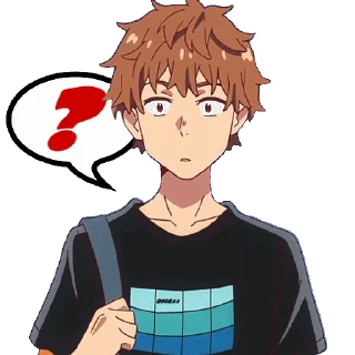 ❓ RENT A GIRLFRIEND @STIKERFORALL, Telegram sticker 12 of 50