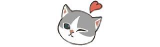 😉 Котики от @ministicers, стикер Telegram 15 из 32