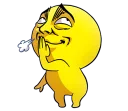 😆 Mr. Emoticon 4-8, sticker Telegram 12 sur 120