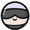 ⚪️ emoji @trooplets Telegram sticker 3 of 200