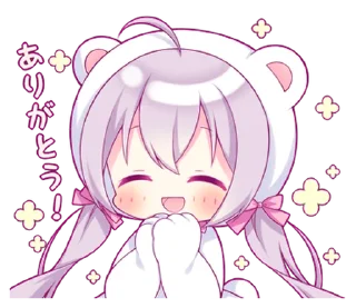 ⭐ emoji A Girl in a Bear Costume @deazzle Telegram sticker 1 of 32