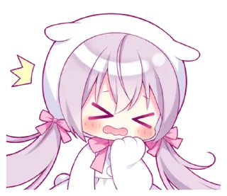 ⭐ emoji A Girl in a Bear Costume @deazzle Telegram sticker 16 of 32