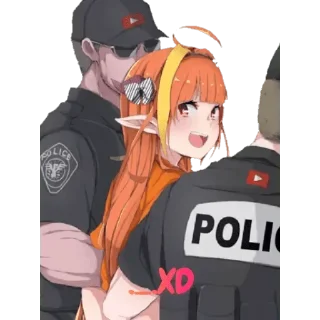👮 emoji Hololive Shitpost - @Otakuzdream Telegram sticker 3 of 119
