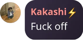 🪐 emoji Kakashi⚡'s Sticker Pack (@Zeroo_Twoo_Bot) 1 Telegram sticker 12 of 120