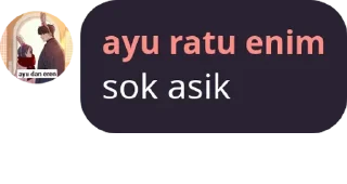 Sticker from yahaha hAyuk 😂🤣🤣😂