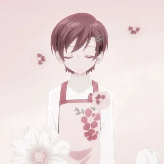 🌸 emoji Haruhi Fujioka soft filter @aidoruhelp Telegram sticker 23 of 30