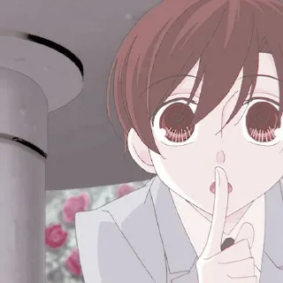 🌸 emoji Haruhi Fujioka soft filter @aidoruhelp Telegram sticker 12 of 30