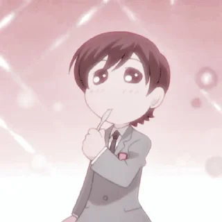 🌸 emoji Haruhi Fujioka soft filter @aidoruhelp Telegram sticker 24 of 30