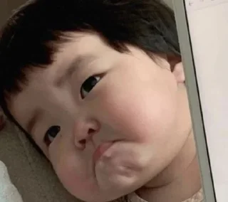 ☹ emoji @Sticker_wow Cute Kidz 🥰 Telegram sticker 6 of 89